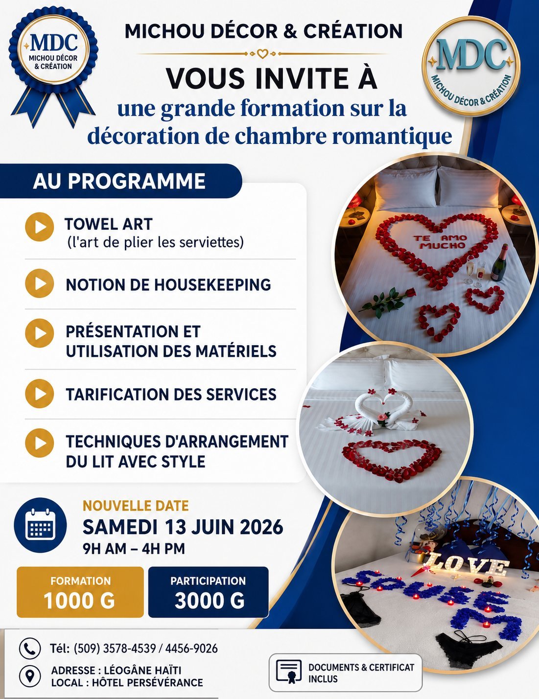 Michou Décor & Création — Formation