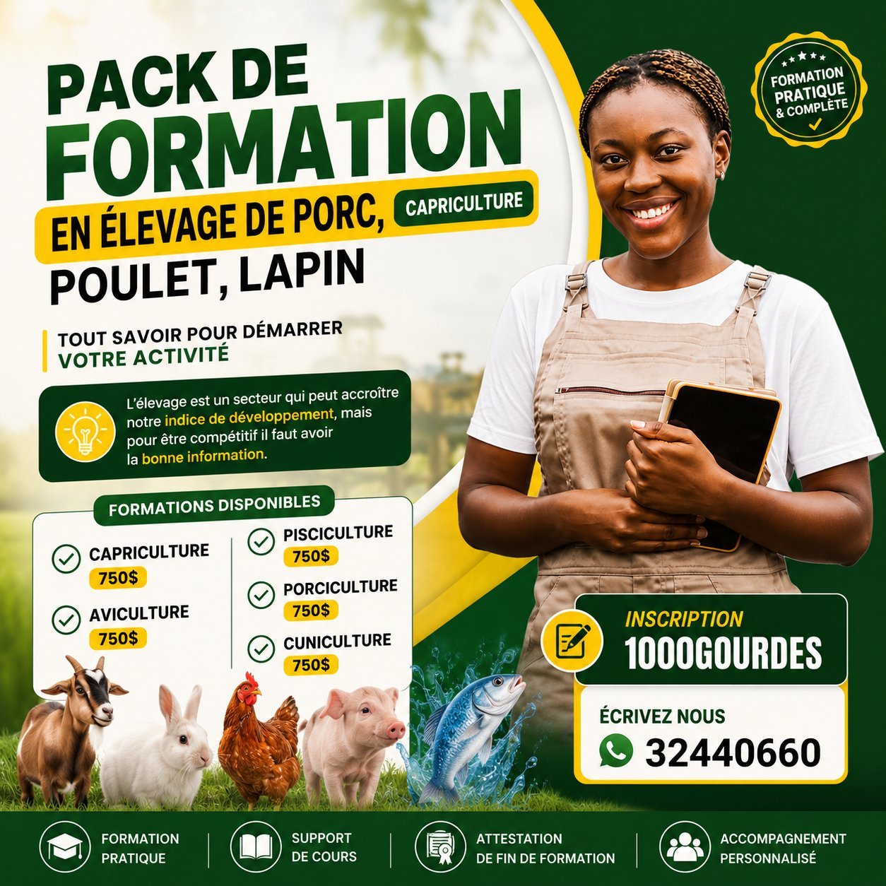 Pack de Formation — Élevage