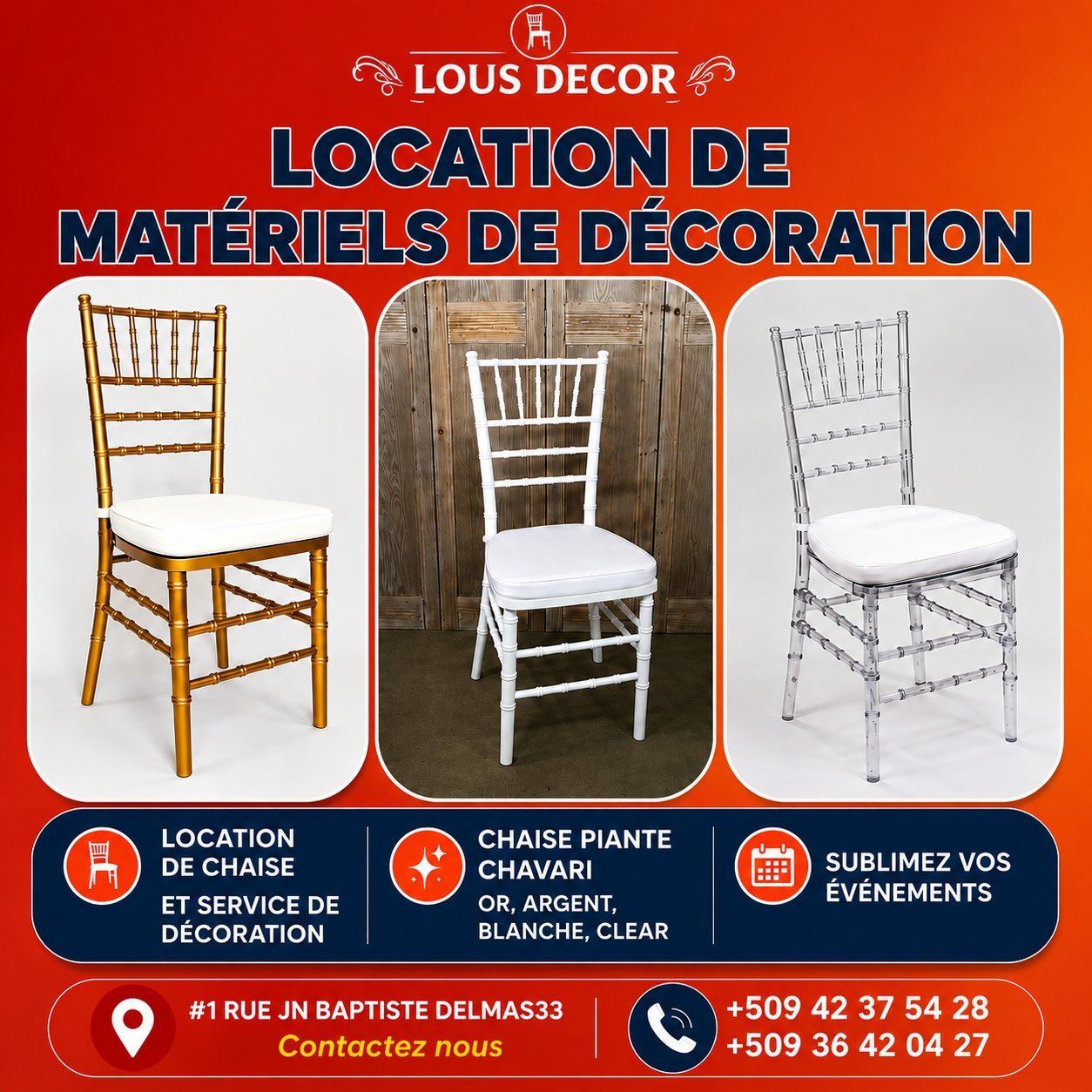 Lous Decor — Location Matériels de Décoration